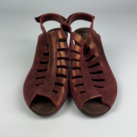 Munro Abby Crackle Open Toe Slingback Sandals Sz: 8.5SS - Picture 3 of 12